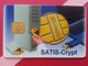CARTE A PUCE BULL SATIS CRYPT TEST CARD Smart Demo (BA0415 - Origine Sconosciuta