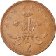 Monnaie, Grande-Bretagne, Elizabeth II, 2 New Pence, 1981, TTB, Bronze, KM:916 - E. 2 Pence