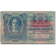 Billet, Hongrie, 20 Korona, 1913, 1913-01-02, KM:20, TTB - Ungheria