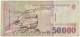 ROMANIA - 50.000 Lei - 2000 - Pick 109A - Série 001D - 50000 - Romania