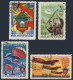 Russia 1590-1593 Two Types,CTO.Mi 1593-1596. Aviation-the Sport In USSR,1951. - Usati