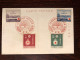 JAPAN FDC CARD 1934 YEAR RED CROSS HEALTH MEDICINE STAMPS - FDC