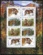 Russia 6178-6181a Block,6181b Sheet,MNH.Michel 343-346. WWF 1993:Panthera Tigris - Unused Stamps