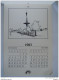 Delcampe - Kalender 1983 Pentekeningen Van Mechelen Brusselse Poort Watertoren Leuvense Vaart E.a. Initiaal FR Uitgegeven CVP - Grand Format : 1981-90