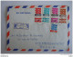 Israel Cover Lettre 1982 -&gt; Belgique Registered Série Courante Shequel Yv 773 778 781 784 827 - Covers & Documents