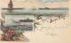 Uruguay 1899: Montevideo Post Card  From Buenos Aires To Erfurt - Uruguay