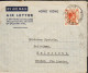 1949. HONG KONG. AIR LETTER Georg VI FORTY CENTS To Malmslätt, Sweden Via London Cancelled KOWLOON HONG KO... - JF543286 - Entiers Postaux