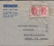 1950. HONG KONG. AIR LETTER  PAIR 20 CENTS Georg VI To Malmslätt, Sweden Via London Cancelled... (Michel 147) - JF543288 - Oblitérés