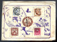 VIEUX CAHIER : ENTIERS POSTAUX - GANZSACHE - POSTAL STATIONERY - JAPON - TIMBRES OBLITÉRÉS  - Briefe U. Dokumente