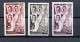 Russia 1938 Old Set Polar-Flight Moscow-San Jacinto Stamps (Michel 599/601) MLH - Unused Stamps