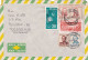 NICE FRANKING, POSTAL AEREO COVERS 1967,BRAZIL - Brieven En Documenten