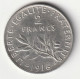 Semeuse 2 Franc Argent 1916 - Silver - - 2 Francs