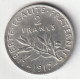 Semeuse 2 Franc Argent 1917 - Silver - - 2 Francs