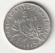 Semeuse 2 Franc Argent 1917 - Silver - - 2 Francs
