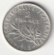 Semeuse 2 Franc Argent 1918 - Silver - - 2 Francs