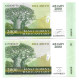 (Billets). Madagascar. 2004. 1000 Ariary X2 & 2000 Ar X2. Varieté De Signature. AUNC Sauf 1 De 2000. Avec Et Sans Francs - Madagaskar