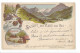32089 - Souvenir Des Plans Sur Bex En 1898 Pont De Nant Cascade De L'Avançon - Bex