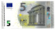 (Billets). 5 Euros 2013 Serie MA, M005G1 Signature 3 Mario Draghi N° MA 3582857135 UNC - 5 Euro