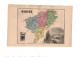 Carte Départementale Couleur  XIXe ..  Recto; DOUBS  Verso DROME    (M6423  D) - Cartes Géographiques