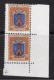 ● San MARINO 1945 / 1946 ֍ STEMMI ֍ N. 293 COPPIA Angolo Nuovi ** ●  Cat. 56 € ● Lotto N. 251 B ● - Unused Stamps