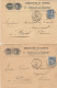 ANNECY MANUFACTURE DE CHAPEAUX DUBOULOZ EMINET 2 ENVELOPPES + 2 MANDATS + 2 FACTURES 1898 - 1800 – 1899