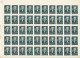 Delcampe - TIMBRE STAMP ZEGEL BELGIQUE  EXEPTIONNELLE 9 PLANCHES DE 50 X LA SERIE 661-669 23 AVEC GOMME  XX - ...-1930
