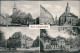 Bad Langensalza DDR Mehrbild-AK Kirche, Rathaus, Klubhaus Schwefelbad 1962 - Bad Langensalza