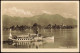 Ansichtskarte Chiemsee Fraueninsel - Chiemsee, Dampfer 1953 - Chiemgauer Alpen