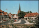 Ansichtskarte Dannenberg (Elbe) Bus - Bahnhof, VW-Käfer 1973 - Dannenberg