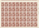 Delcampe - TIMBRE STAMP ZEGEL BELGIQUE  EXEPTIONNELLE 6 PLANCHES DE 50 X LA SERIE 647-652 CROIX ROUGE  AVEC GOMME  XX - ...-1930