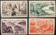 PA N° 24 à 27** Villes Marseille, Lyon, Bordeaux, Lille - 1927-1959 Mint/hinged