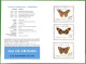 ZA1886 - ARGENTINA - POSTAL HISTORY - Official Stamp Bulletin BUTTERFLIES 1985 - Postzegelboekjes