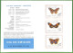 ZA1887 - ARGENTINA - POSTAL HISTORY - Official Stamp Bulletin BUTTERFLIES 1985 - Markenheftchen