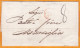 1857 - Lettre Imprimée En Italien De Malta Malte, GB Vers Marseille Marsiglia, France - Cachet à Date D' Entrée - Malte (...-1964)