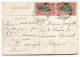 Congo Matadi Oblit. Keach 7A1 Sur C.O.B. 98 (paire) Sur Carte Postale Vers Cuesmes Le 18/04/1928 - Cartas & Documentos