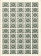 TIMBRE STAMP ZEGEL BELGIQUE  EXEPTIONNELLE 6 PLANCHES DE 50 X LA SERIE 625-630  ORVAL  AVEC GOMME  XX - ...-1930