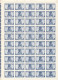 TIMBRE STAMP ZEGEL BELGIQUE  EXEPTIONNELLE 6 PLANCHES DE 50 X LA SERIE 625-630  ORVAL  AVEC GOMME  XX - ...-1930