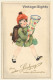 Little Girl With School Cone & Tornister *7 / Schultasche (Vintage PC ~1920s/1930s) - Schulen