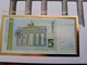 BANKNOTEN BRIEF -  UNC BANKNOTE COVER /+ COIN  UNC     -GERMANY/ BRANDENBURGER TOR         ** BRIEF 185 ** - Andere & Zonder Classificatie