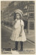 Sweet Little Girl With Tornister / Schultasche (Vintage RPPC 1912) - Scuole