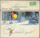 URSS 1968. Carte, Entier Postal. Nouvel An, Lapin En Forêt - Conigli