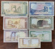 LEBANON - 7 BANKONOTES -  P 6 1 - P 67  (1980 - 1988) - UNC - BANKNOTES - PAPER MONEY - - Libanon