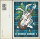 URSS 1971. Carte, Entier Postal. Nouvel An, Lapin Et Guitare - Rabbits