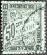 N°20 Ob. 50c Noir Taxe Cote 240€ - 1859-1959 Afgestempeld