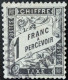 N°22 Ob. 1F Noir Cote 500€ - 1859-1959 Afgestempeld