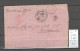 Inde Française - Lettre De Pondichery 1860 - Pour Bordeaux Via Packet Anglais -  Madras Et Suez - Briefe U. Dokumente