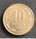 Coin Chile Moeda Chile 2011 10 Pesos 1 - Cile