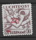 Suriname 1945, NVPH LP24f (kopstaande 1) MNH, Kw 50 EUR (SN 2647) - Suriname ... - 1975