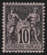 N°103, Sage 10c Noir Sur Lilas (N Sous B), Neuf * Avec Charnière - TB - 1898-1900 Sage (Tipo III)