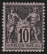 N°103, Sage 10c Noir Sur Lilas (N Sous B), Neuf * Avec Charnière - TB - 1898-1900 Sage (Type III)